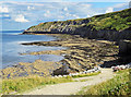 TA0586 : Black Rocks under Wheatcroft Cliff by Scott Robinson