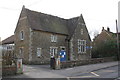 SU6664 : St Mary's Junior School and Village Notice Board, The Street by Roger Templeman