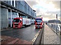 SJ8097 : Event Transport Trucks at the Lowry by David Dixon