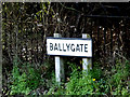 TM4190 : Ballygate sign by Geographer