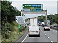 TL2272 : Westbound A14 Nearing Spittals Junction (J23) by David Dixon