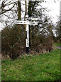 TM2695 : Roadsign on Fylands Road by Geographer