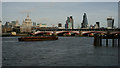 TQ3180 : View Towards Blackfriars Bridge by Peter Trimming