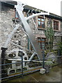 SK2168 : Steel sculpture in the yard of Old House by Humphrey Bolton