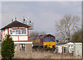 SK8611 : Freight train passing Langham Junction - 5 by Alan Murray-Rust