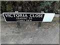 TM1279 : Victoria Close sign by Geographer