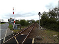 TM4288 : Railway looking towards Cromwell Road Crossing by Geographer