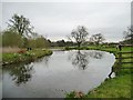 SE8933 : Lake west of The Island, Hotham Hall by Christine Johnstone