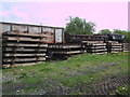 SU1091 : Disused rolling stock and railway sleepers near South Meadow Lane by Vieve Forward