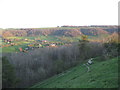 ST7897 : Uleybury seat in the evening - Uley, Gloucestershire by Martin Richard Phelan