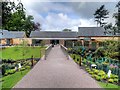 SJ7387 : New National Trust Reception Building, Dunham Massey by David Dixon