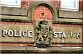 SJ8993 : Reddish Police Station: architectural detail by Gerald England