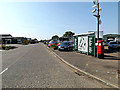 TM4488 : Industrial Estate Road & Benacre Road Postbox by Geographer