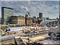 SJ8499 : Victoria Station Redevelopment - May 2014 by David Dixon