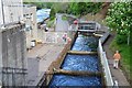 NN9357 : Fish ladder, Pitlochry dam by Jim Barton