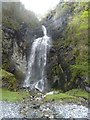 NM5722 : Waterfall and cave at An Cui' Leim, Mull by Becky Williamson