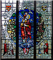 TQ6509 : Stained glass window, St Mary Magdalene church, Wartling by Julian P Guffogg