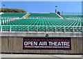 TA0389 : Seating at Scarborough Open Air Theatre by Pauline E