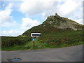 SS7049 : Rural roundabout - Lynton, North Devon by Martin Richard Phelan