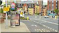 J3573 : Bus stop and bus lane, Albertbridge Road (EWAY), Belfast - June 2014(1) by Albert Bridge