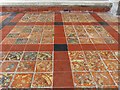 SP8104 : Monks Risborough - St Dunstan's - Mediaeval tiles by Rob Farrow