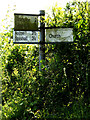 TM4280 : Roadsign on Church Hill by Geographer