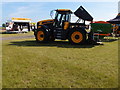 TL4243 : JCB Fastrac and fertiliser spreader by Michael Trolove