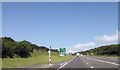 SX0254 : Approaching roundabout near Carclaze by John Firth