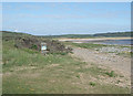 SS8477 : Entrance to Merthyr Mawr Warren on the Wales Coast Path near Newton by eswales