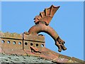 NY1966 : A roof dragon at Annan by Walter Baxter