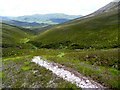  : The path south from the bealach between Carn Liath and Braigh Coire Chruinn-bhalgain by Gordon Brown