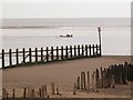 SX9979 : Motorboat off Dawlish Warren  by Stephen Craven