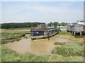 TQ2004 : Houseboat - Shoreham Beach by Paul Gillett