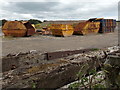 SO1800 : Rusting skips SW of  Penyfan Caravan and Leisure Park by Jaggery