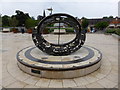 TQ1730 : Heritage Sundial in The Forum Horsham by PAUL FARMER