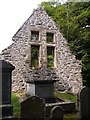 NJ7005 : The eastern gable end, Midmar Old Kirk by Stanley Howe