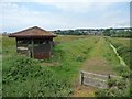 SY2590 : Seaton Marshes Hide, Axe Estuary wetlands by Christine Johnstone