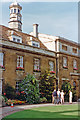 TL4558 : In the First Court of Christ's College, Cambridge, 1990 by Ben Brooksbank