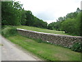 ST8194 : Drystone barrier - Newington Bagpath, Gloucestershire by Martin Richard Phelan