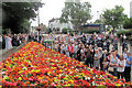 SP9211 : The Crowds in Tring High Street watching the Unveiling Ceremony by Chris Reynolds