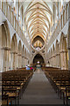 ST5545 : The Nave, Wells Cathedral by Julian P Guffogg