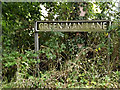 TM3097 : Green Man Lane sign by Geographer