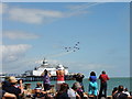 TV6298 : Red Arrows over Eastbourne Pier by PAUL FARMER