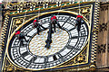 TQ3079 : Cleaning the Clock Face, "Big Ben", Elizabeth Tower, Palace of Westminster by Christine Matthews