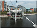 TQ4080 : Emirates Cable Car across the Thames, London E1 by Christine Matthews