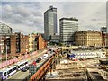 SJ8499 : Manchester, Cheetham Hill Road and Co-op Buildings by David Dixon