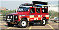 J3473 : Fire Brigade Land Rover, Belfast (September  2014) by Albert Bridge