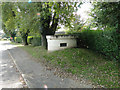 TG2523 : Yarnold Shelter pillbox at the RAF Coltishall main gate by Adrian S Pye