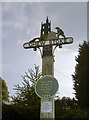 ST5561 : Chew Stoke millennium sign by Neil Owen