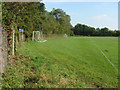 SU9746 : Sports field, Binscombe by Alan Hunt